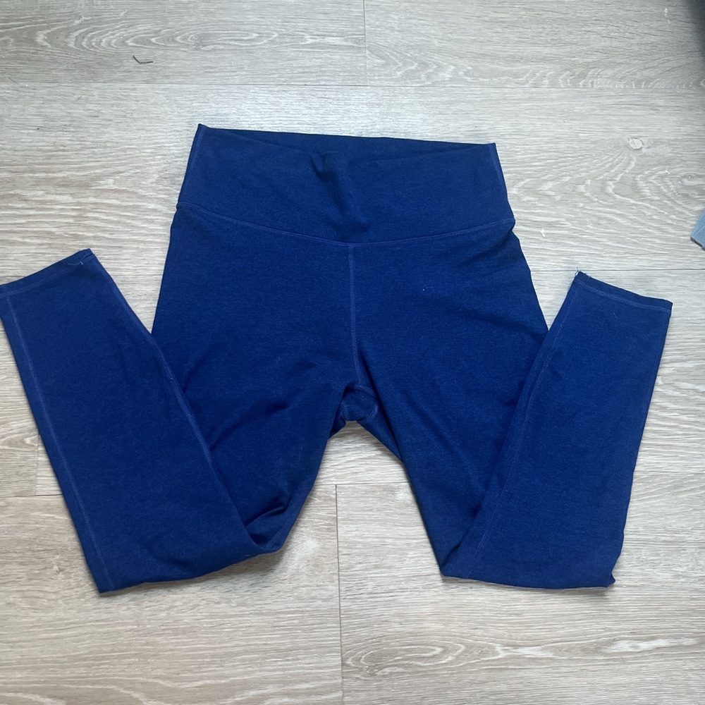 Navy Blue High-Waisted Leggings
